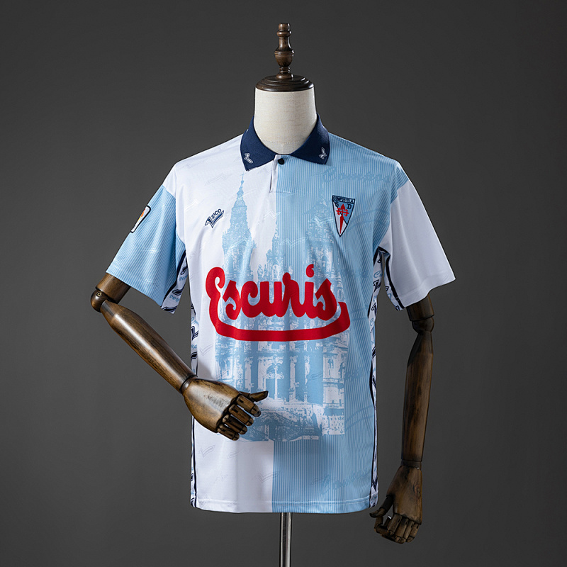Camiseta retro de local del Compostela 97-99, tallas S-XXL